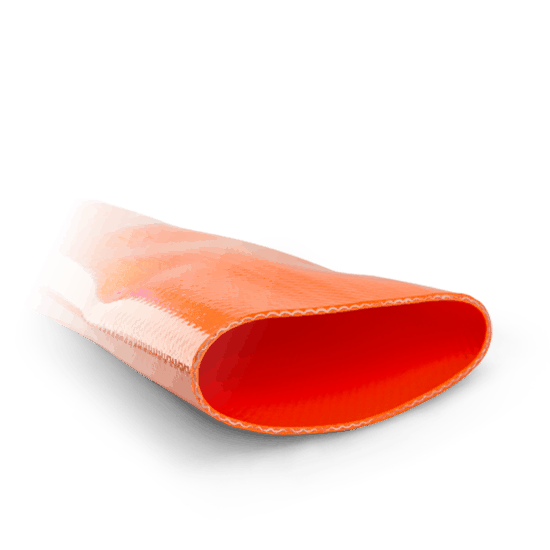 Heavy-duty military lay flat fuel hose for field fuel transfer