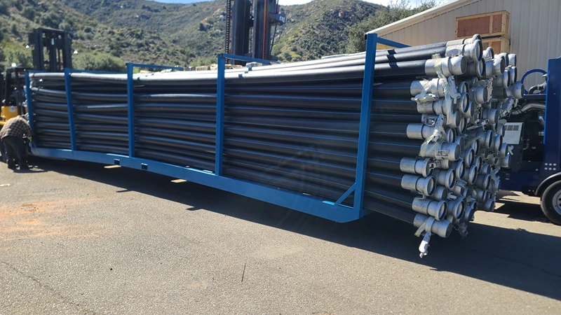 Portable Pipes with Quick-Connect Fittings