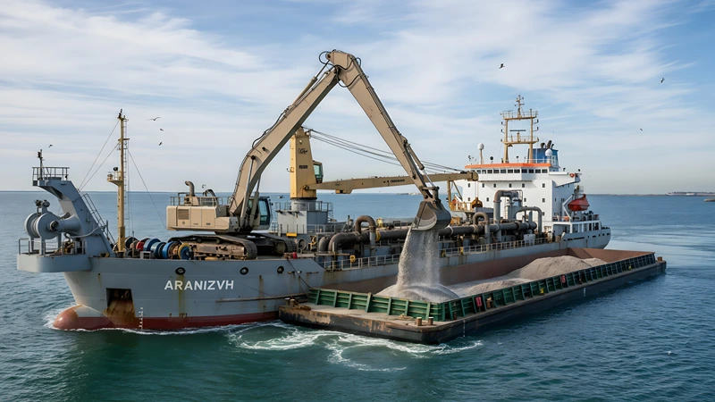 Trailing Suction Hopper Dredger Removing Sediment for Ports 