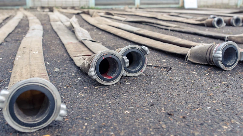 High-pressure firefighting Lay Flat hose designed for rapid deployment