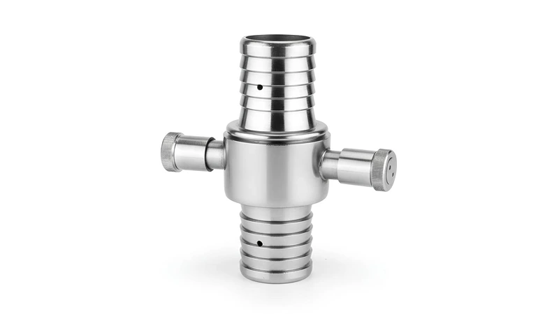 Primary wastewater treatment stage with large pipes