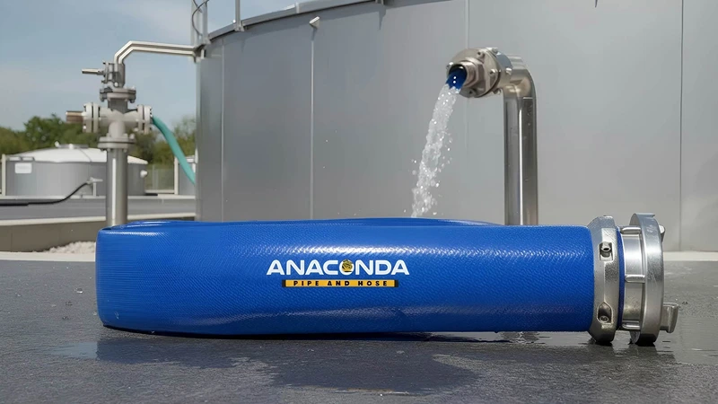 Durable lay flat hose for high volume water transfer and fast deployment