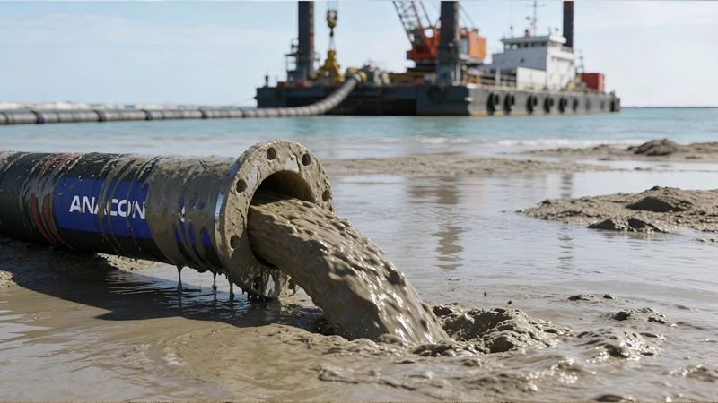 Industrial wastewater treatment plant removing contaminants