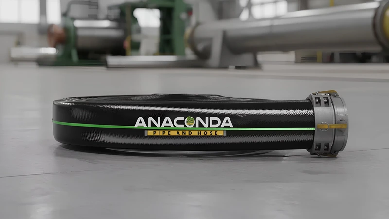 Static Resist lay flat hose with various sizes, lengths, and custom options