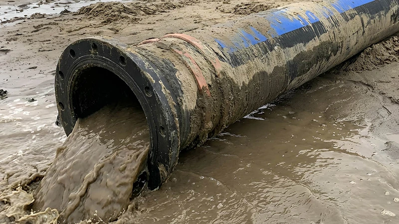 Durable lay flat Anaconda Fuel Hose with bonded couplings