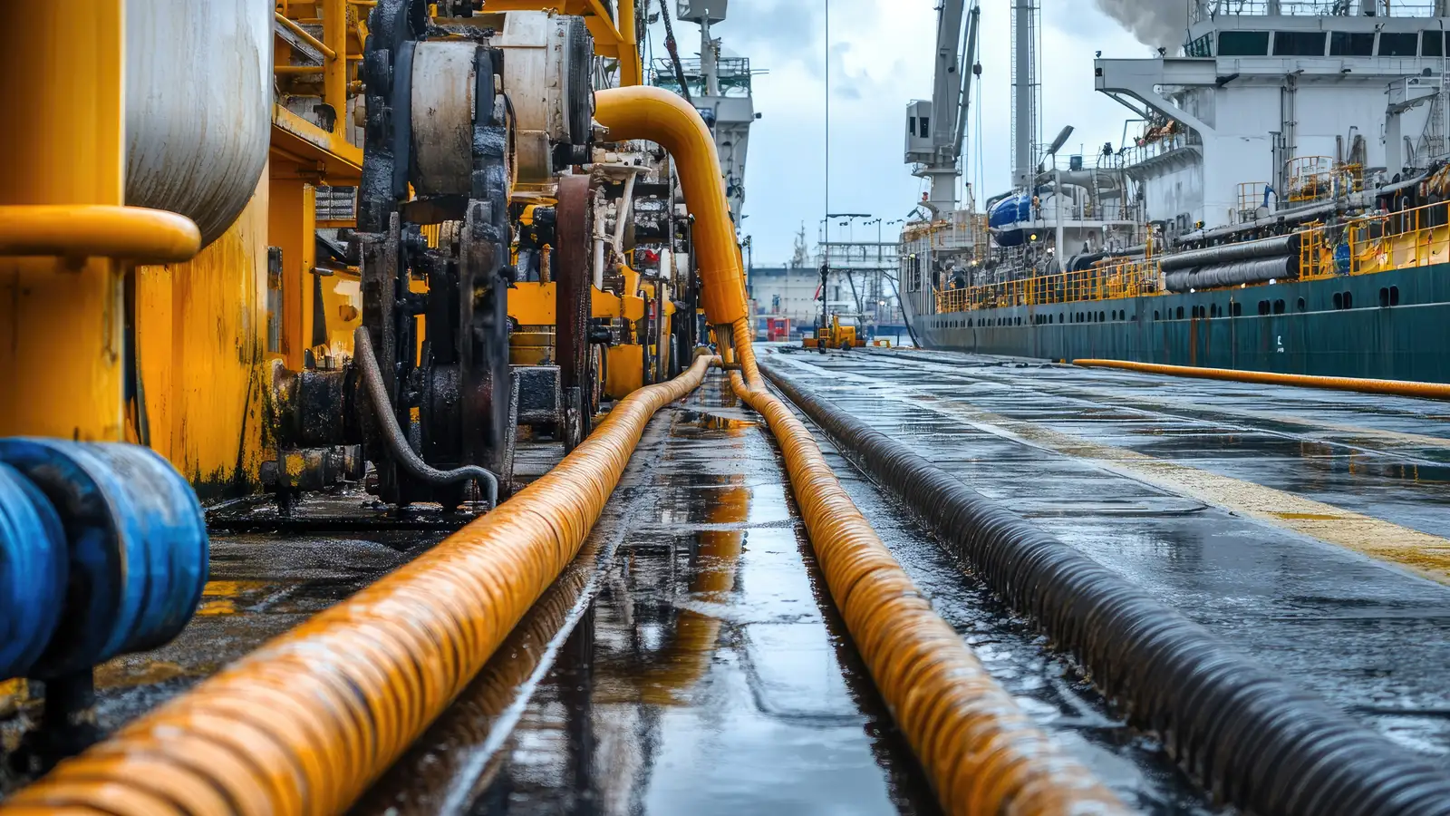 Industrial and energy project pipe and hose rental solutions for temporary fluid transfer