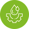 Icon representing industrial fluid handling systems using abrasion resistant HDPE pipe solutions