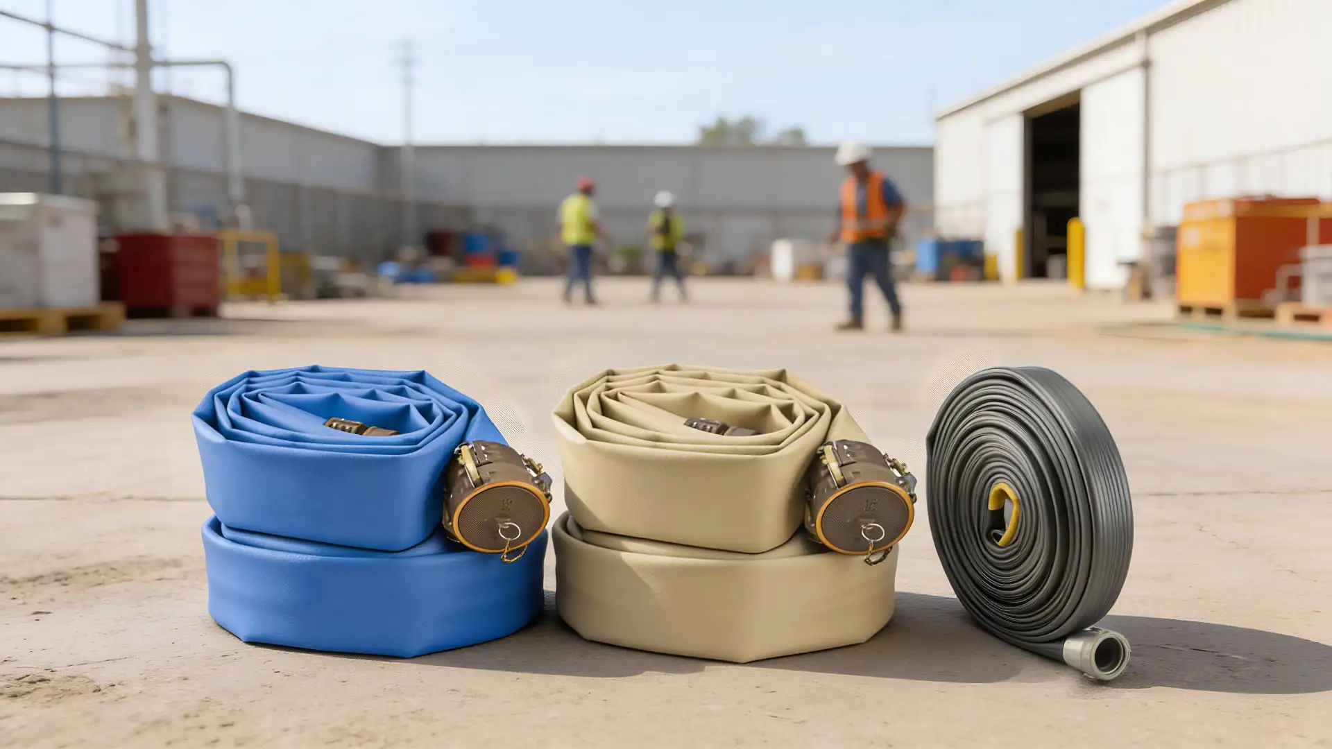Industrial pipe and hose rental services for bypass projects and abrasive slurry transfer.